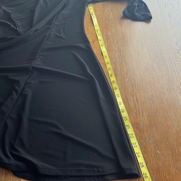 NWT Magna Fit and Flare Black Dress Size 14/16 Knit Fabric - Picture 12 of 12